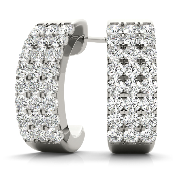 0.19 Ct Lab-Created Round Cut Harmony Studs Diamond Earrings in Silver 925