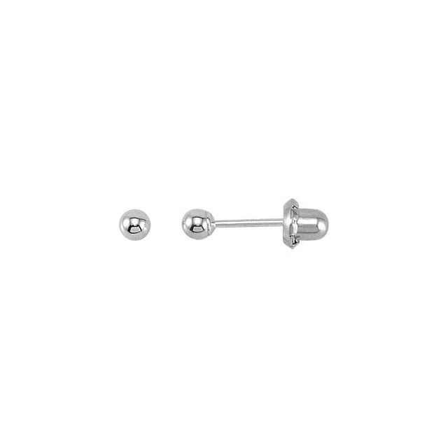 Earrings in 9K White Gold