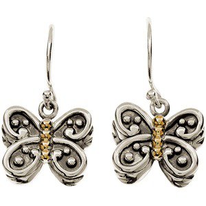 Dhruti Traditional Earrings in 9K White Gold