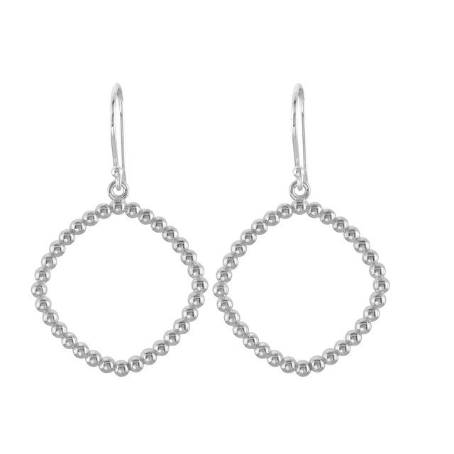 Demetria Traditional Earrings in 9K White Gold