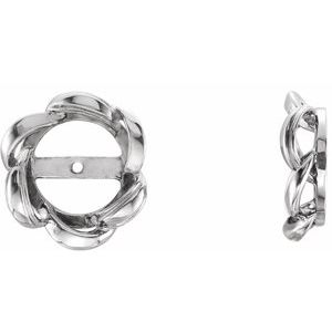 Dilanne Diamond Earrings in 9K White Gold