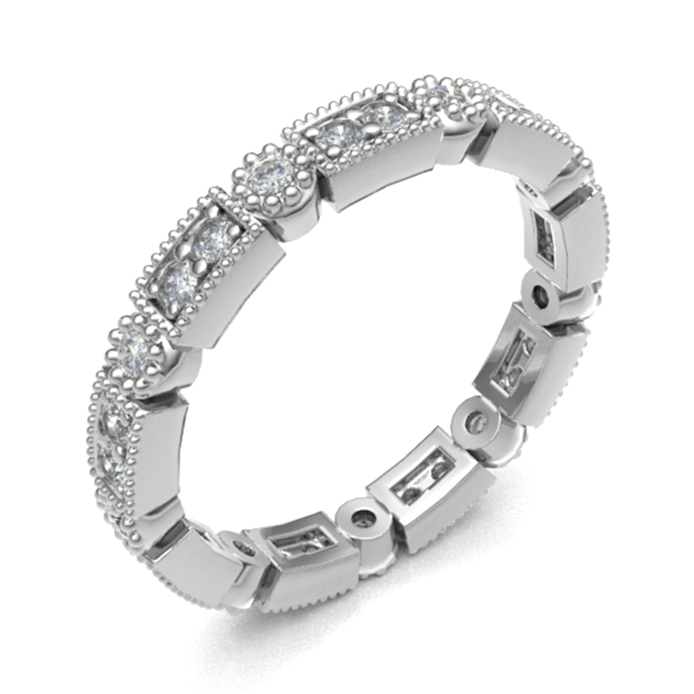 0.50 Carat Natural Eternity Diamond Rings