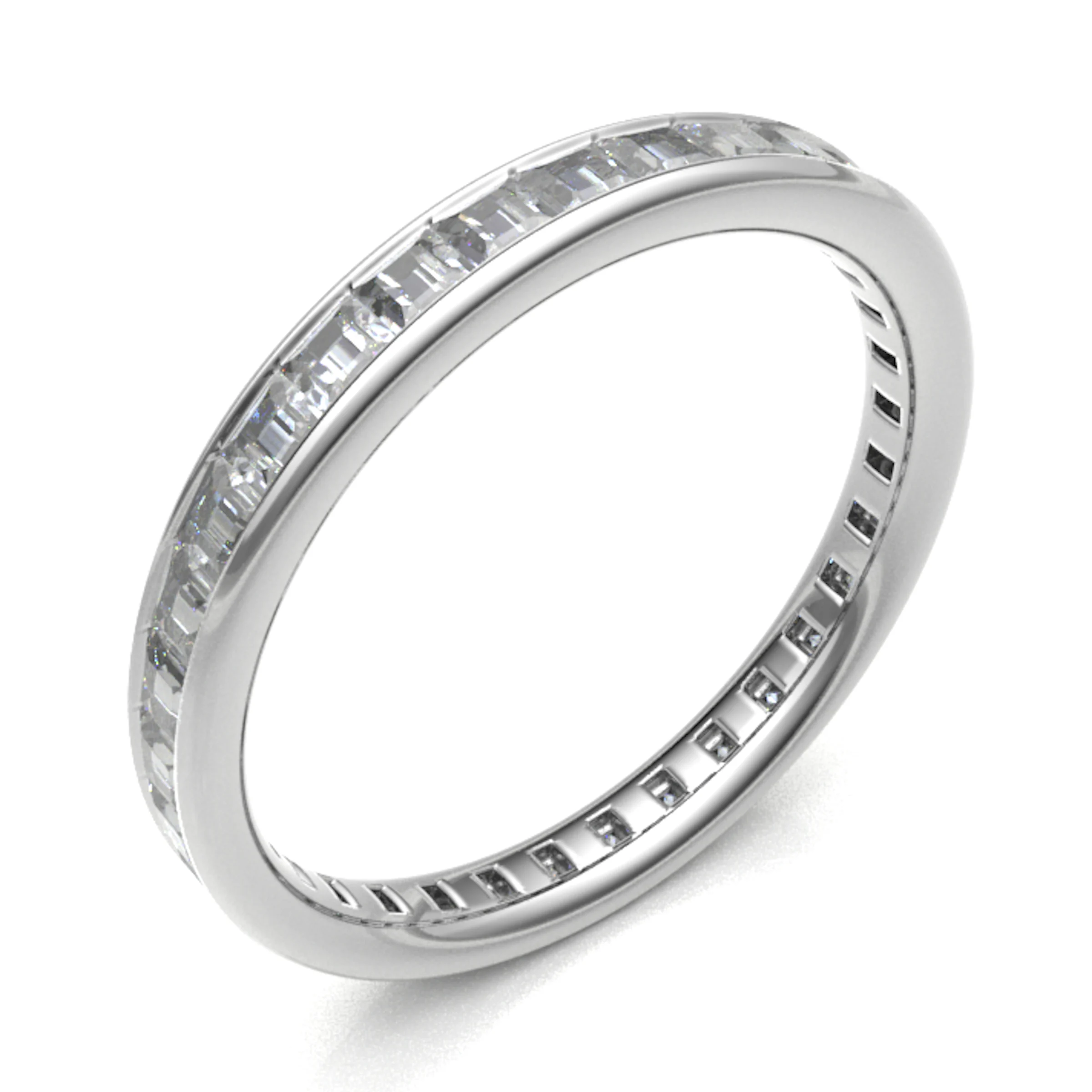 0.60 - 4.00 Carat Lab-Created Eternity Diamond Rings