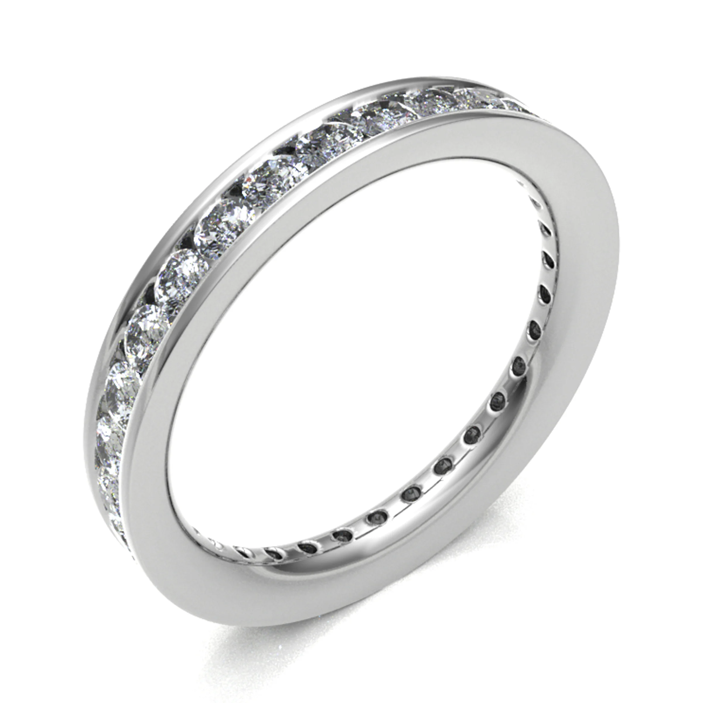 0.50 - 2.00 Carat Lab-Created Eternity Diamond Rings