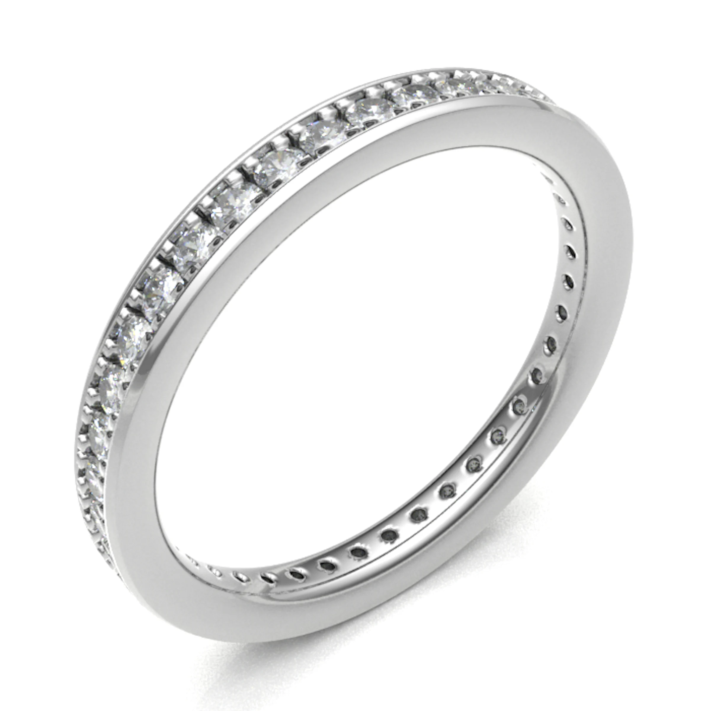 0.50 - 2.50 Carat Lab-Created Eternity Diamond Rings