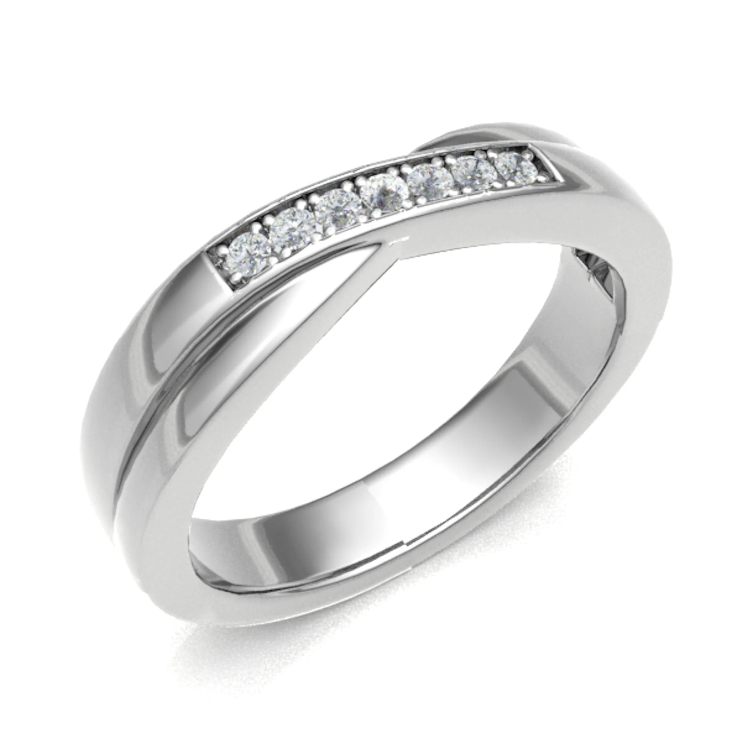 0.10 Carat Natural Eternity Diamond Rings