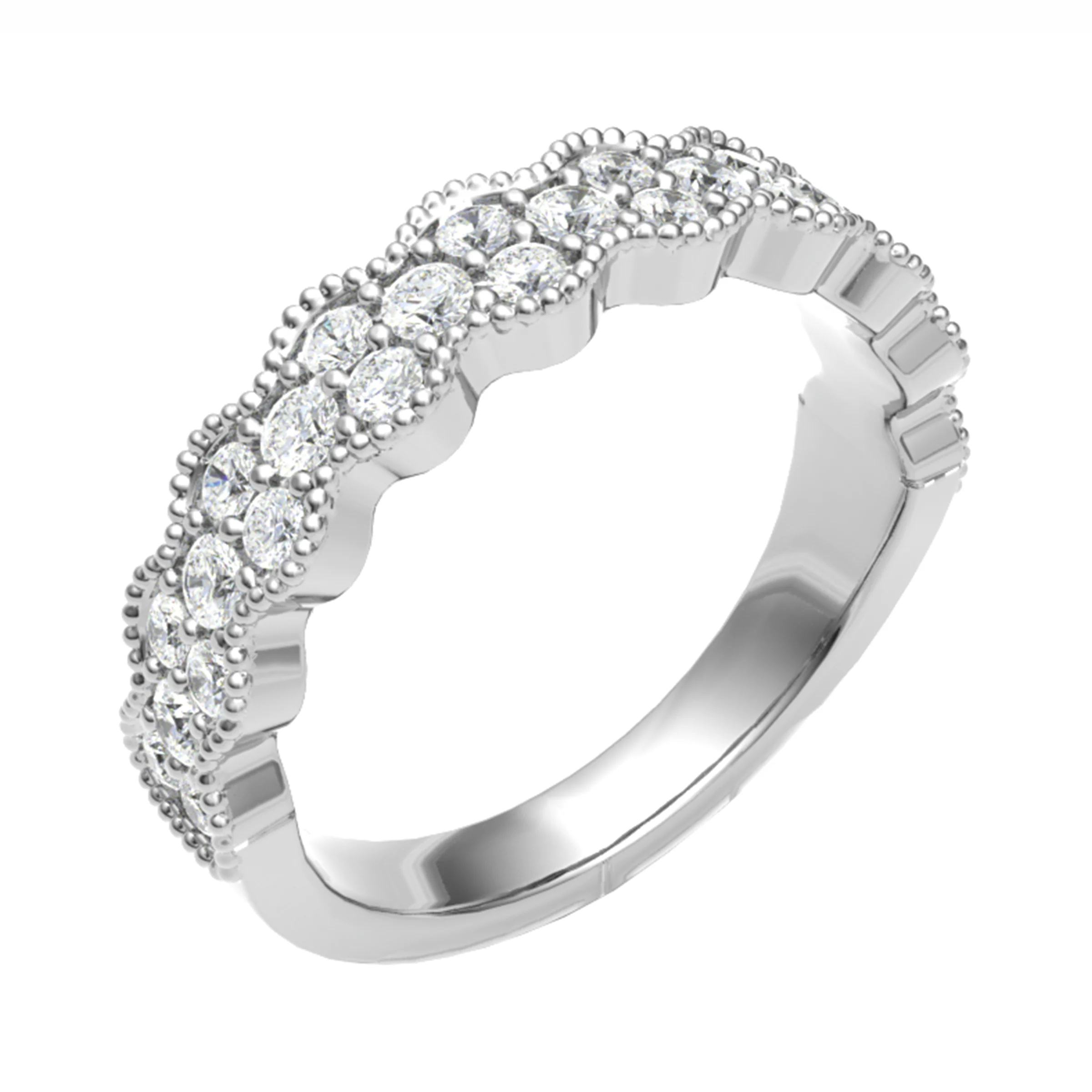 0.60 Carat Natural Eternity Diamond Rings