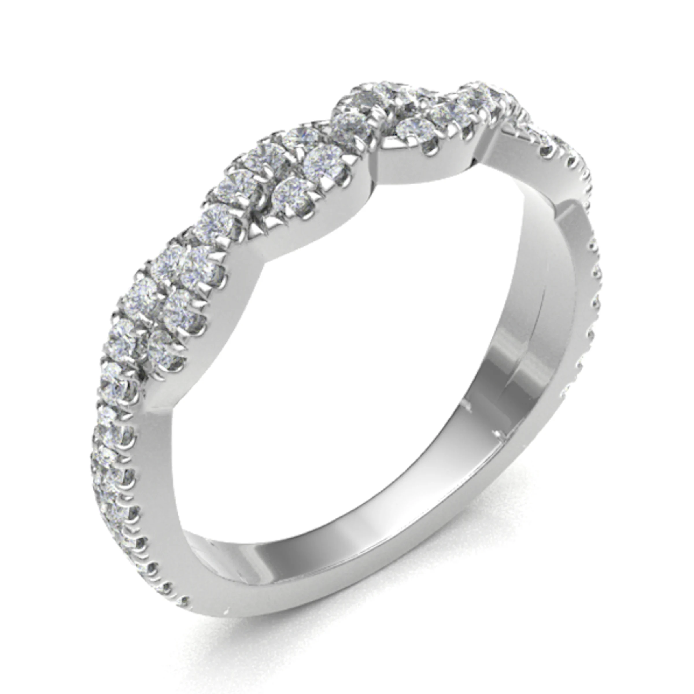 0.40 Carat Natural Eternity Diamond Rings