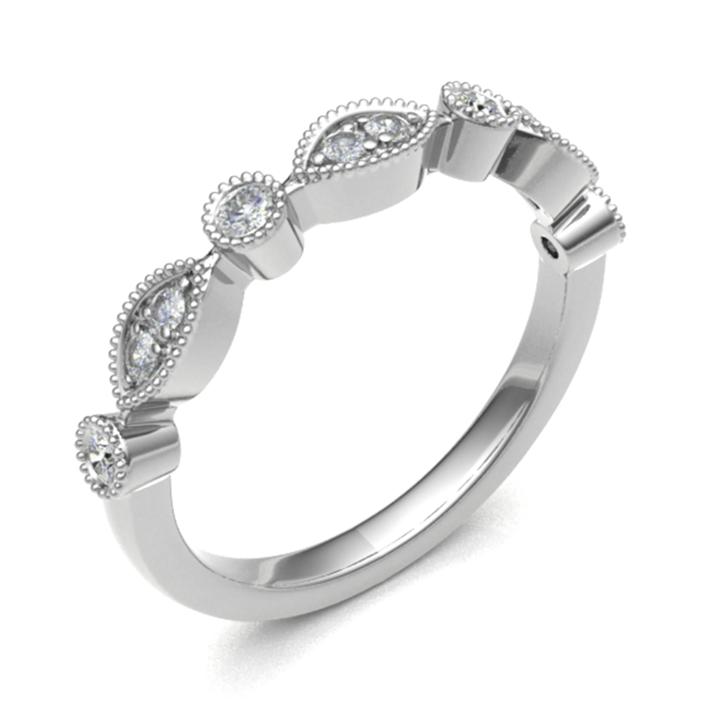 0.20 Carat Lab-Created Eternity Diamond Rings