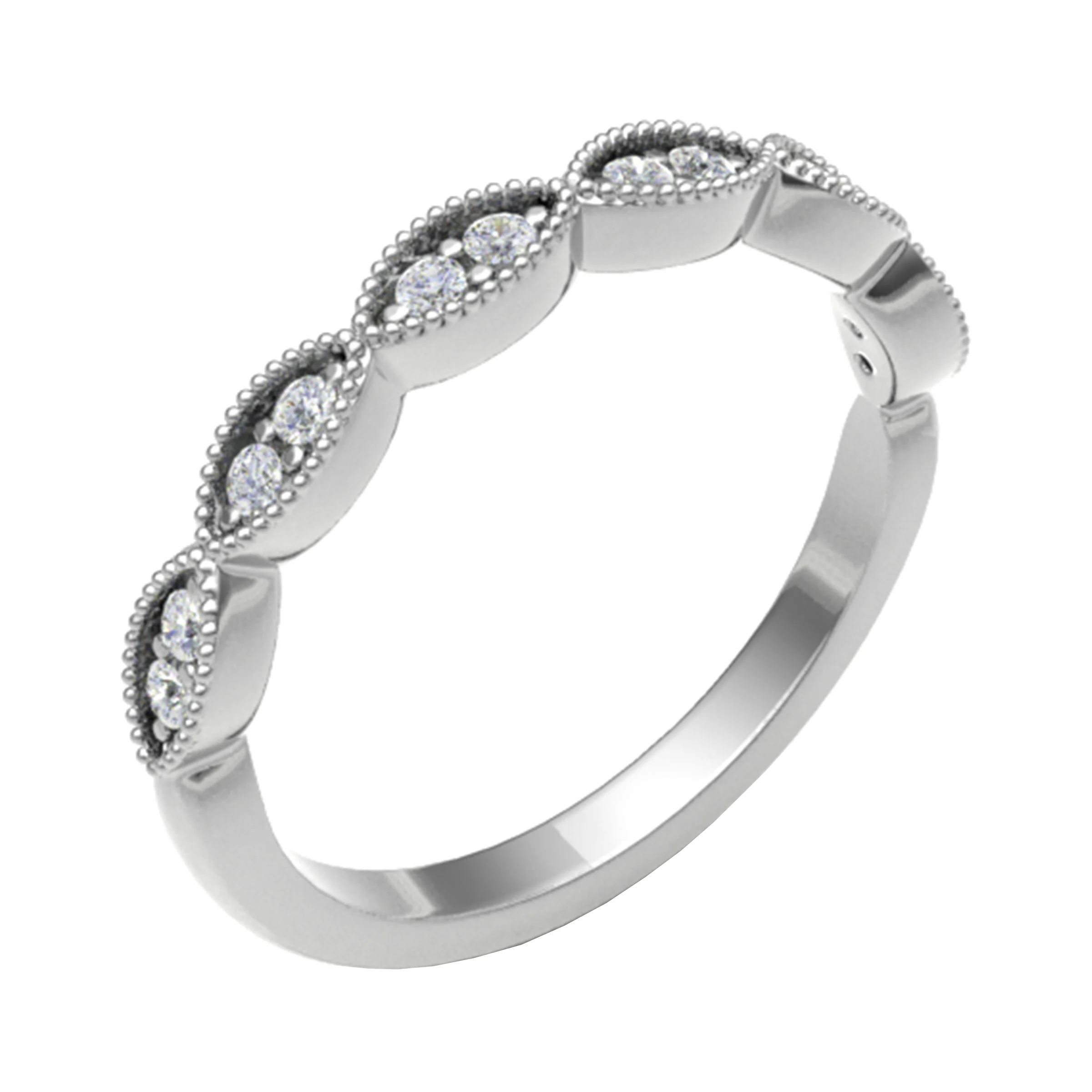 0.15 Carat Lab-Created Eternity Diamond Rings