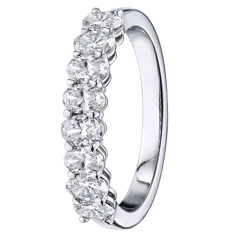 0.75 - 3.00 Carat Lab-Created Eternity Diamond Rings