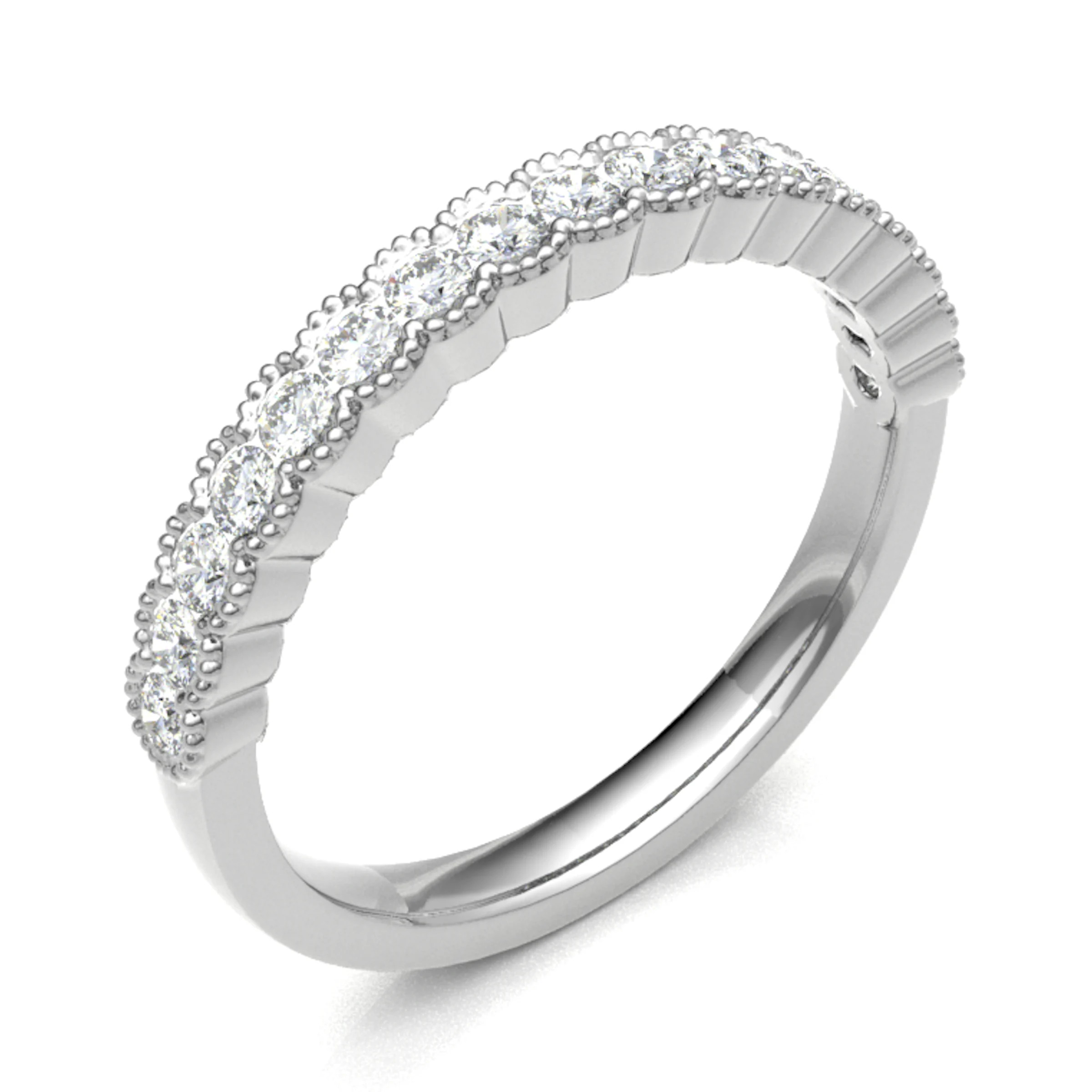 0.33 - 0.60 Carat Lab-Created Eternity Diamond Rings