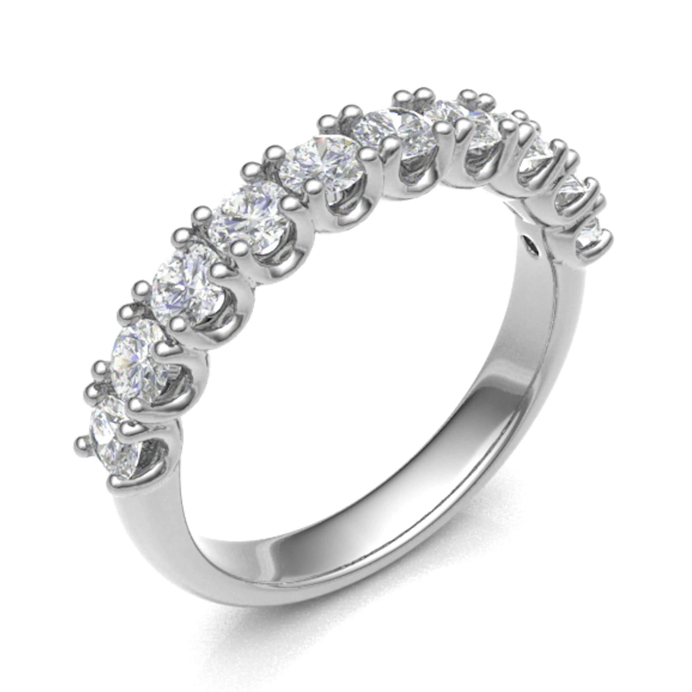 0.50 - 1.25 Carat Lab-Created Eternity Diamond Rings