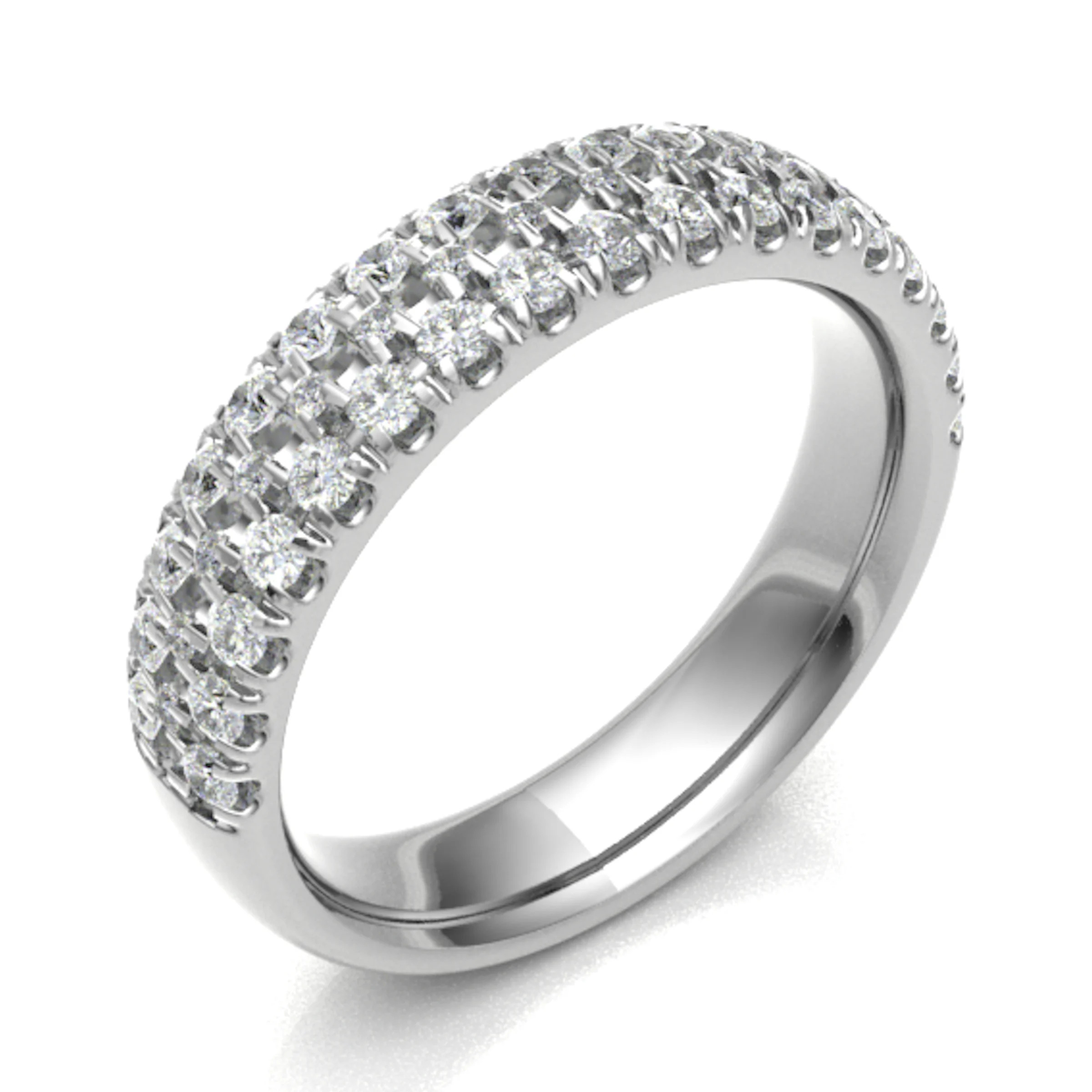 0.75 Carat Natural Eternity Diamond Rings