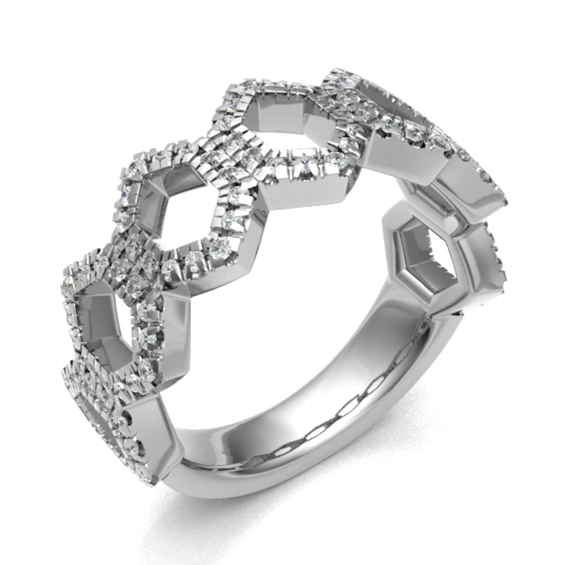 0.50 Carat Natural Eternity Diamond Rings