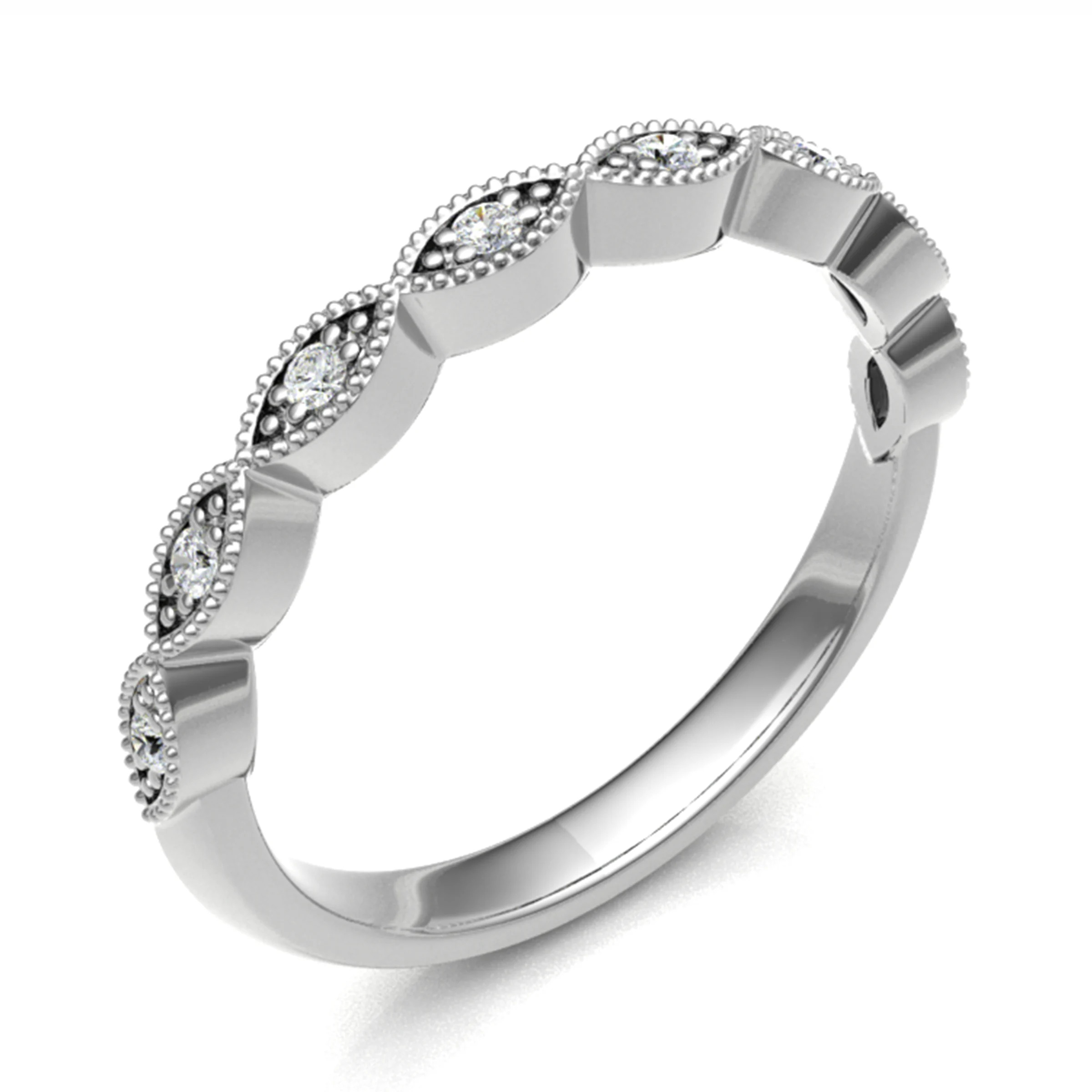 0.10 Carat Lab-Created Eternity Diamond Rings