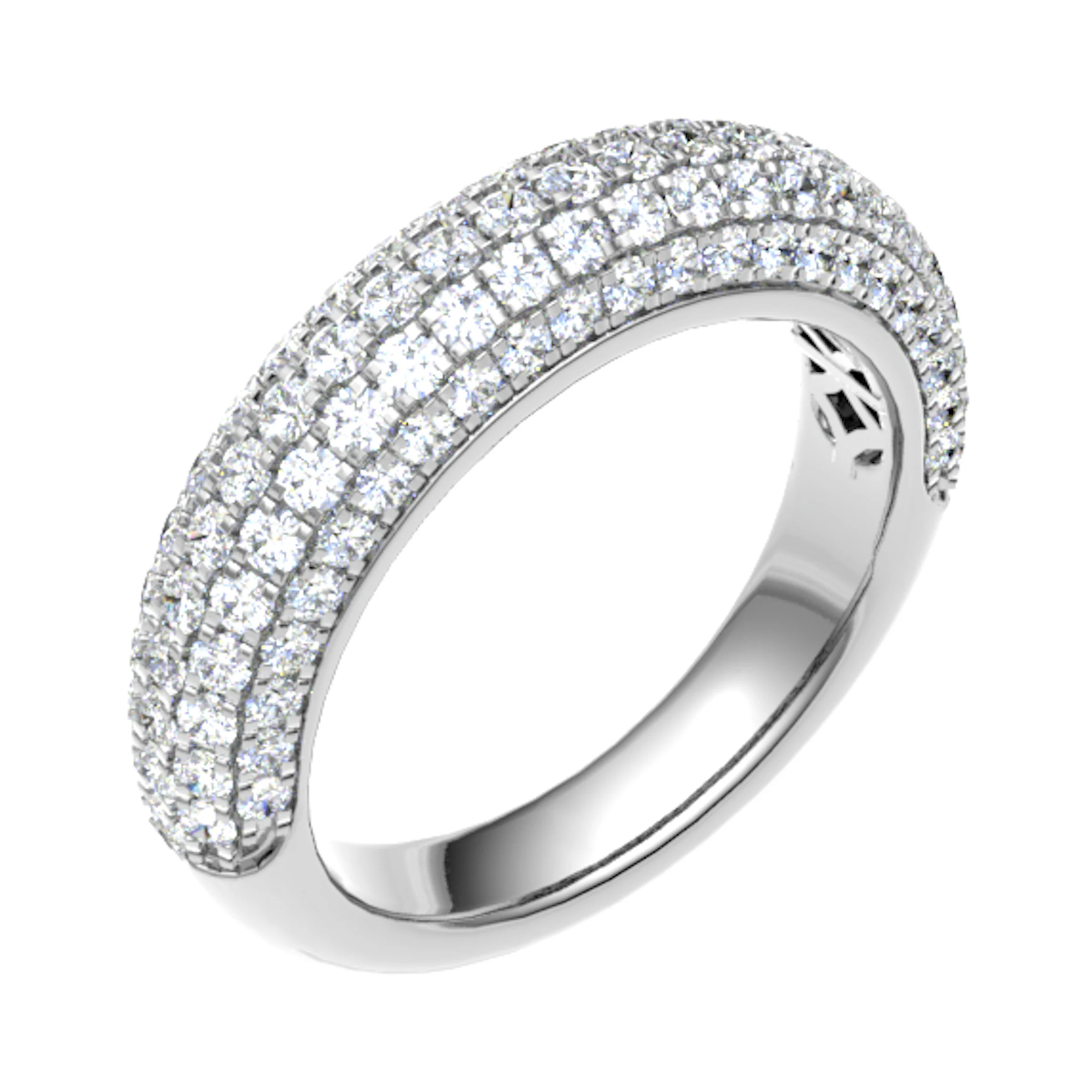 1.00 Carat Lab-Created Eternity Diamond Rings