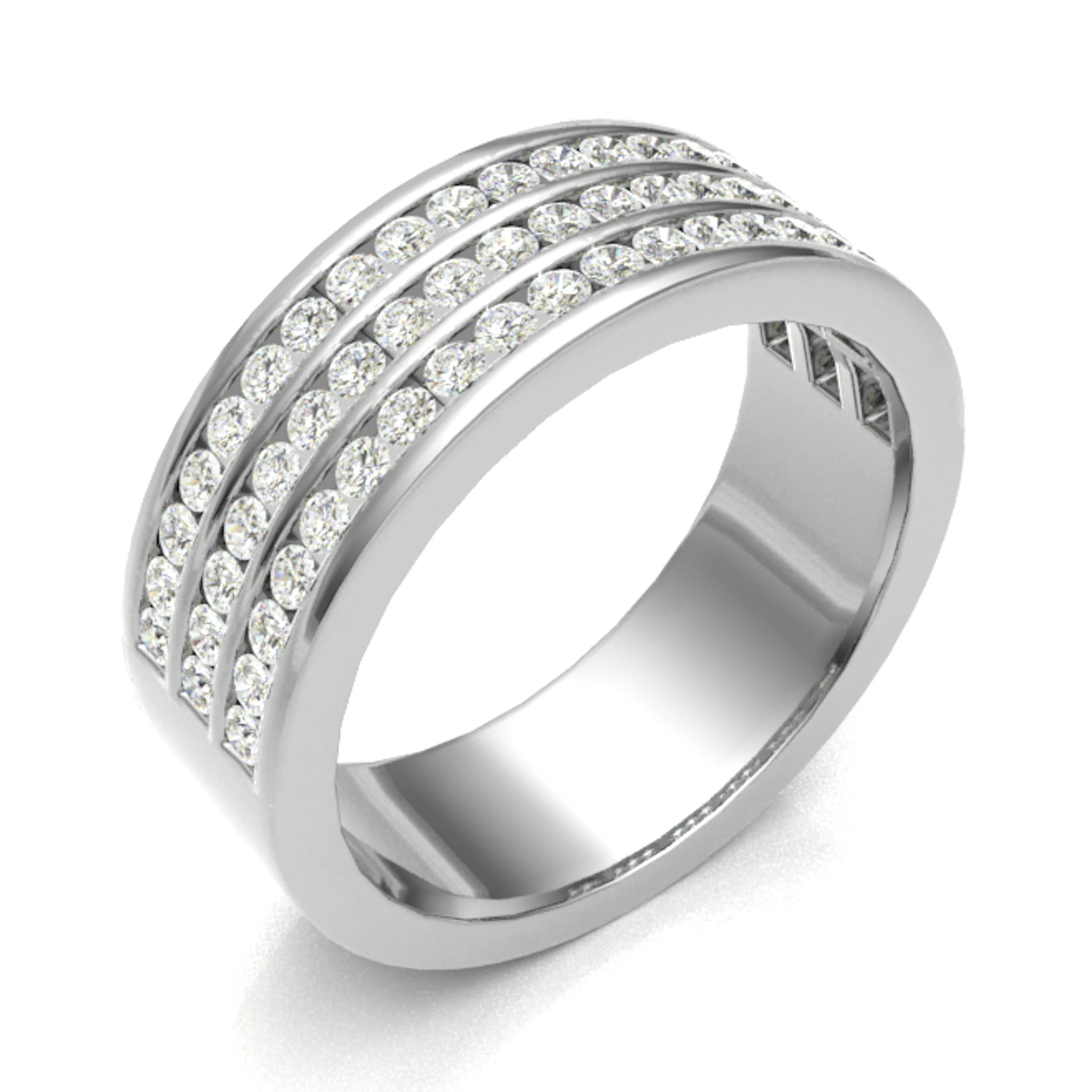 0.75 Carat Natural Eternity Diamond Rings