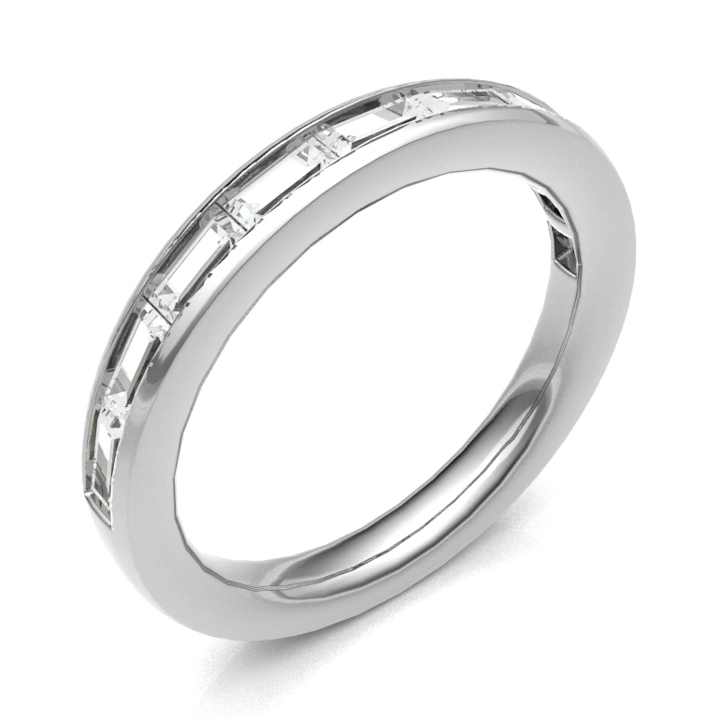 0.33 - 1.00 Carat Lab-Created Eternity Diamond Rings
