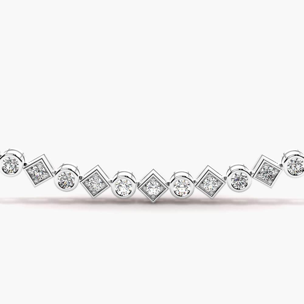 0.65 Carat Natural Diamond  Tennis Necklaces
