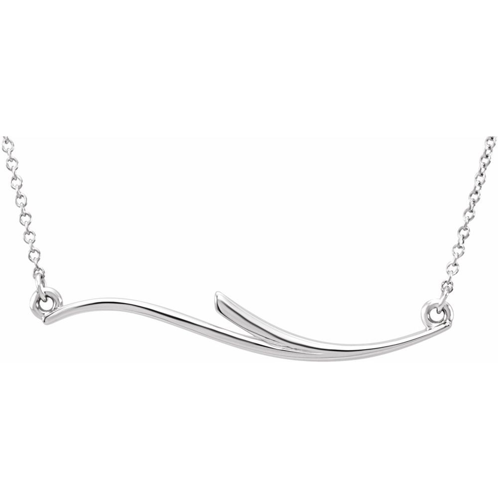 Vinita Chain Necklaces in 18K White Gold