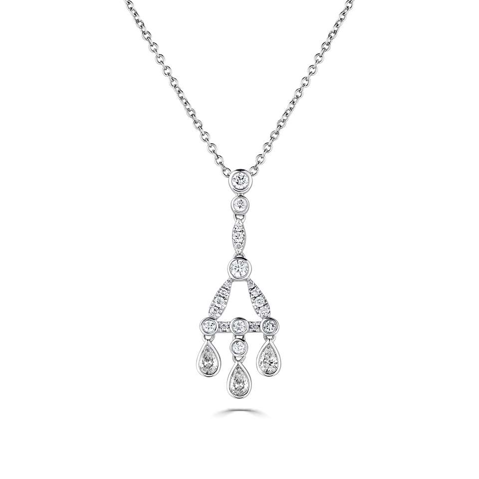 0.63 Carat Natural Diamond Chain Necklaces