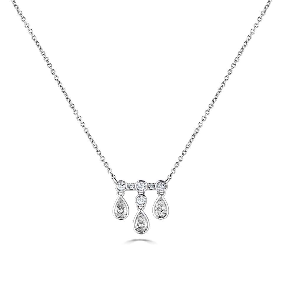 0.40 Carat Natural Diamond Chain Necklaces