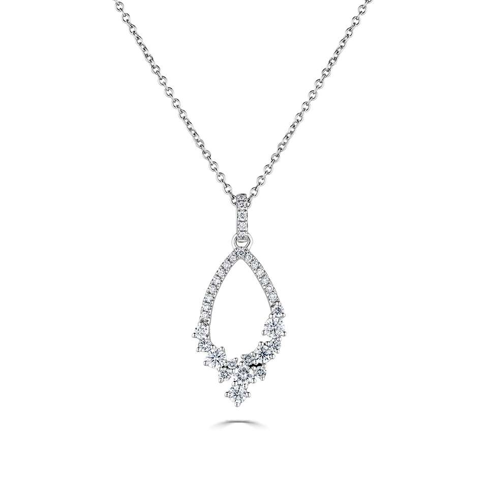 0.66 Carat Natural Diamond Chain Necklaces