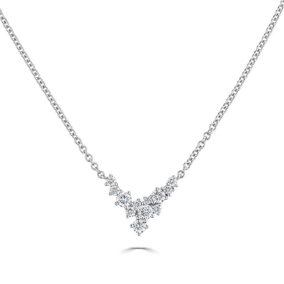 0.41 Carat Natural Diamond Chain Necklaces