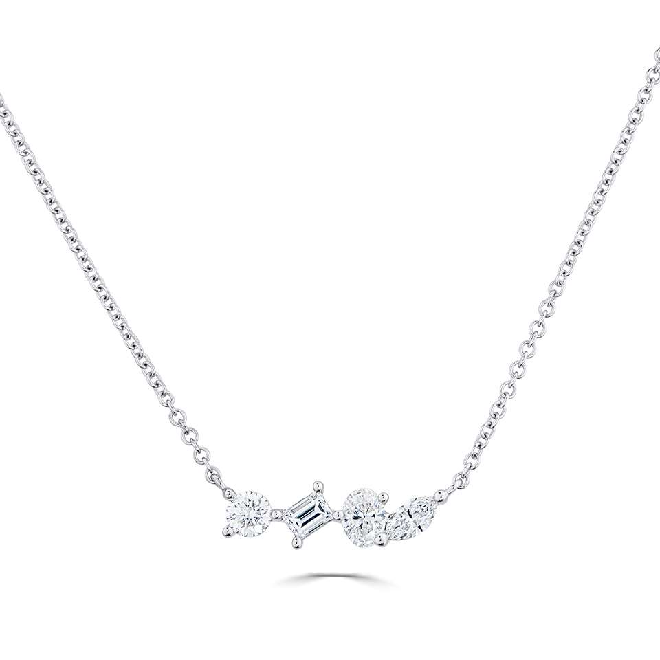 Natural Diamond Chain Necklaces