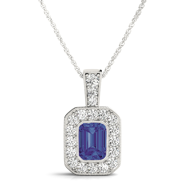 0.65 Ct Blue Sapphire Emerald Cut Pariyat  in Silver 925