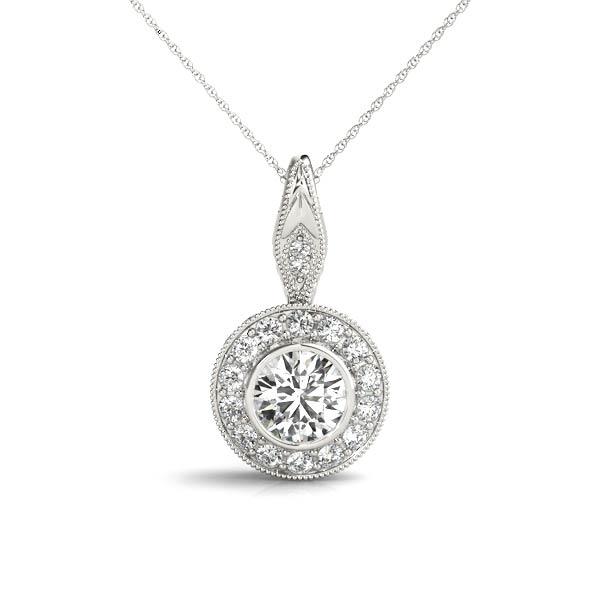 0.5 Ct Natural Diamond Round Cut Taheera  in Silver 925