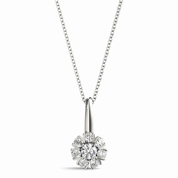 0.15 Ct Natural Diamond Round Cut Tarin  in Silver 925