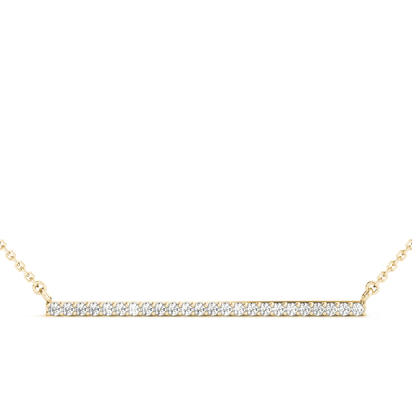 0.12 Ct Natural Round Cut Gabriella  Diamond Necklaces in Silver 925