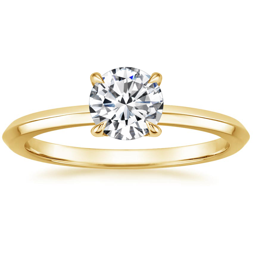 Natural Diamond Solitaire Engagement Rings