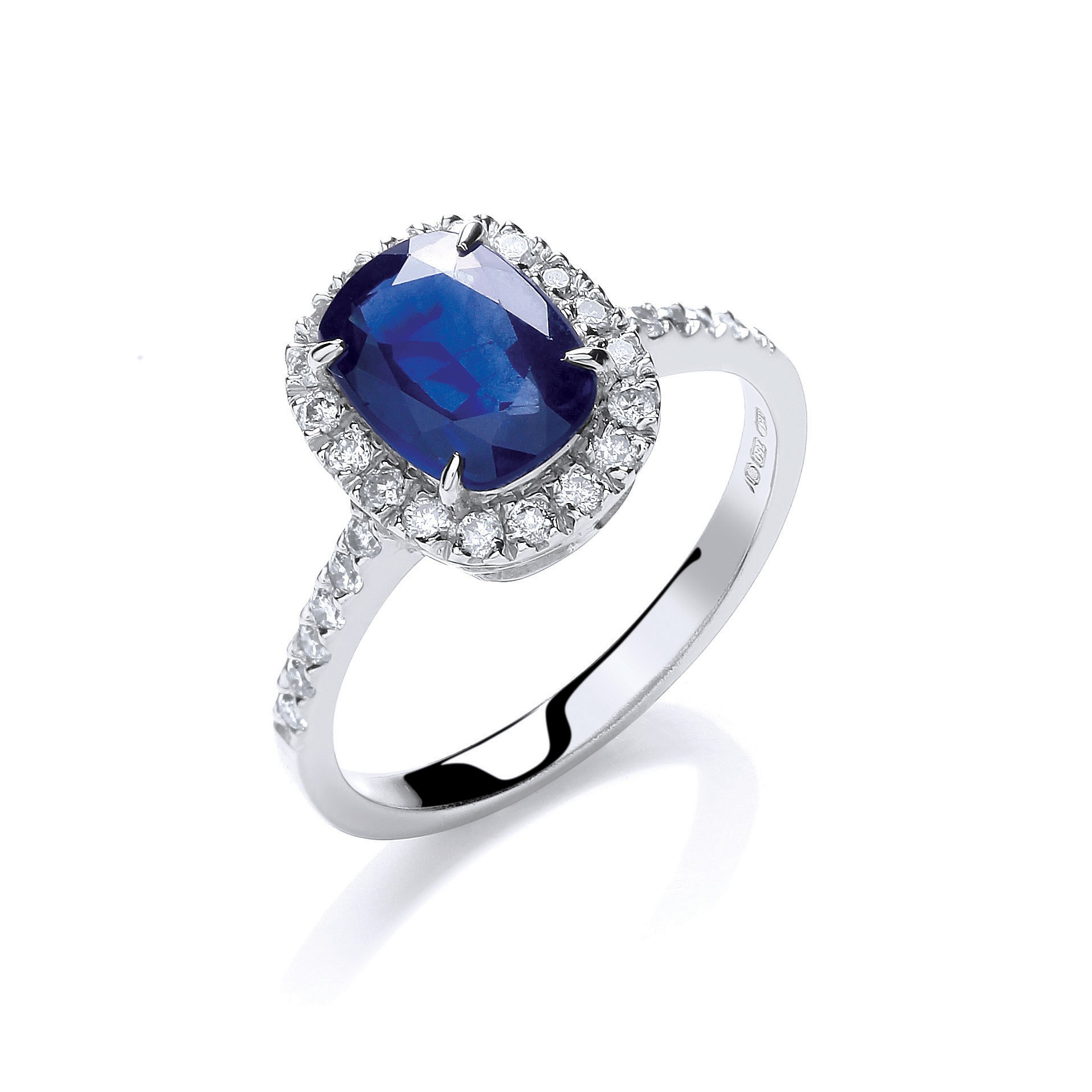 2.00 Carat Blue Sapphire Rings