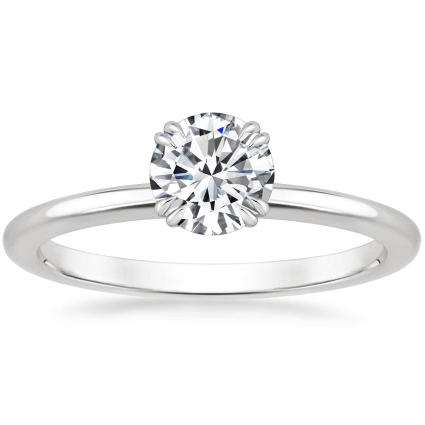 Lab-Created Solitaire Diamond Rings