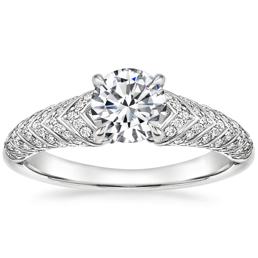0.20 - 3.00 Carat Natural Diamond Side Stone Engagement Rings