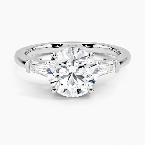0.30 - 5.00 Carat Lab-Created Diamond Womens Engagement Rings