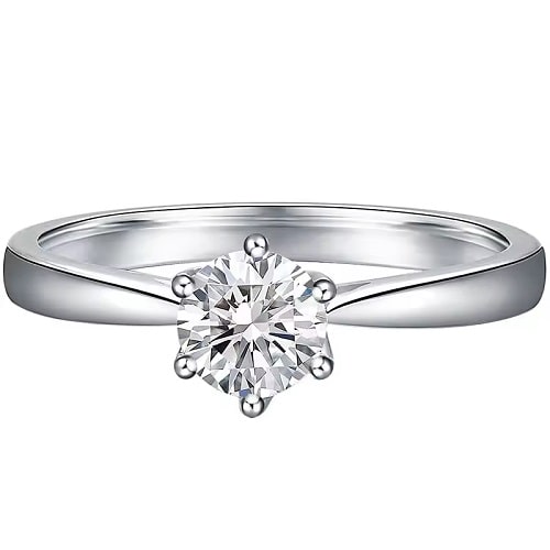0.20 - 3.00 Carat Lab-Created Diamond Womens Engagement Rings