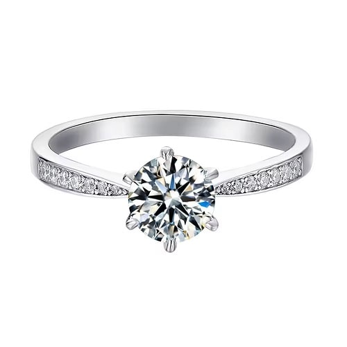 0.20 - 3.00 Carat Natural Diamond Womens Engagement Rings