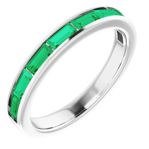 1.12 Carat Emerald Gemstone Rings