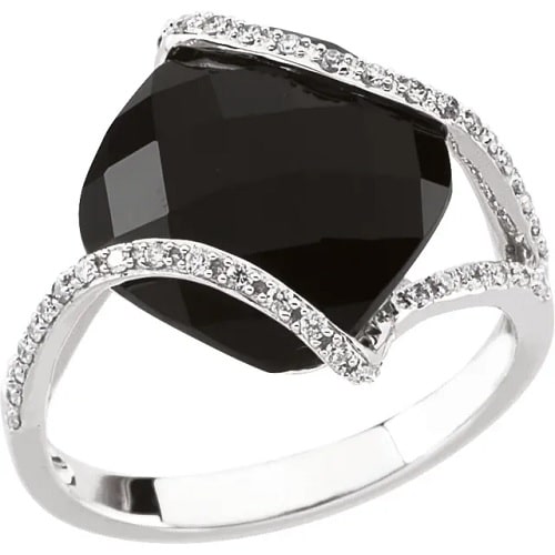 7.75 Carat Black Diamond Rings