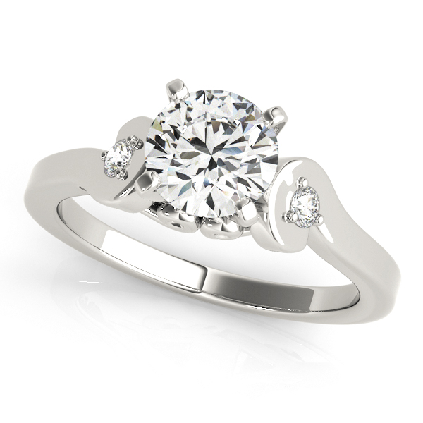 0.2 Ct Lab-Created Diamond Round Cut Winny  Trilogy Ring Engagement Rings in Silver 925