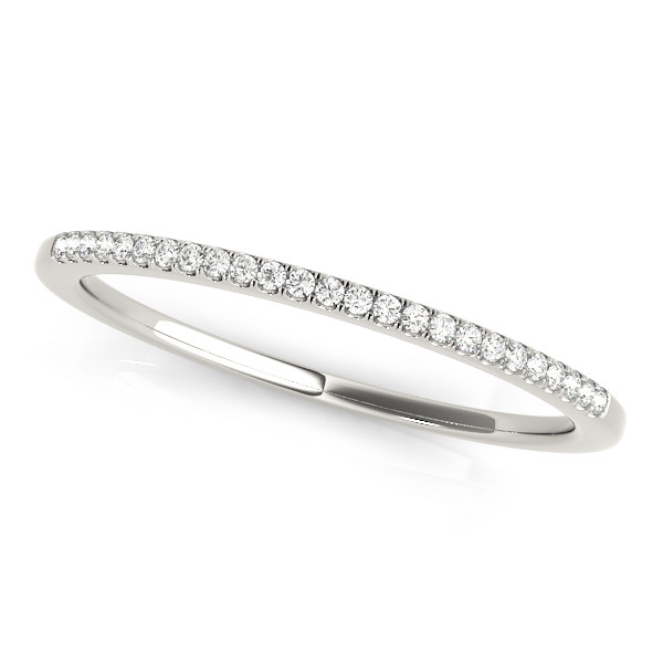 0.33 Ct Lab-Created Round Cut Swayzie Three Quarter Eternity Diamond Rings in 9K White Gold